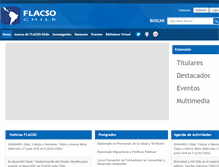 Tablet Screenshot of flacsochile.org